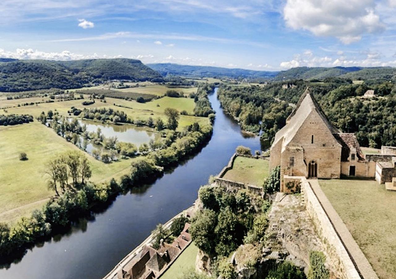 Au Coeur De Beynac, Une Maison De Caractere Avec Jardin Terrasse Exteriör bild